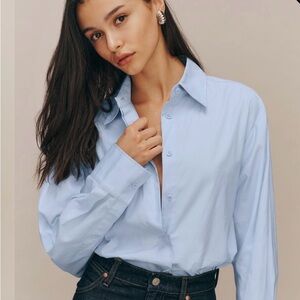 Reformation Oversized Andy Shirt Small